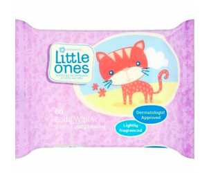 Little Ones Single Pack 60 Botty Wipes