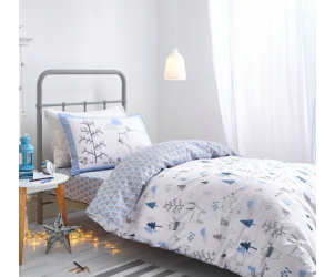 Nordic Cotton Print Single Quiltset 