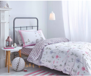 Nordic Cotton Print Double Duvet Set