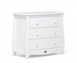 Sleigh 3 Drawer Dresser With Changing Station