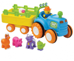 Farm Tractor And Trailer Set
