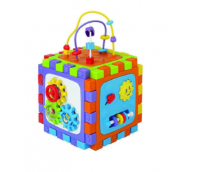 Activity Cube With Bead Maze