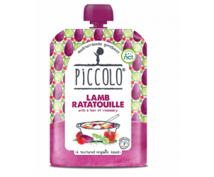 Organic Lamb Ratatouille with a Hint of Rosemary 7m+