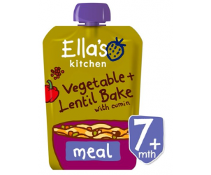 Very, Very Tasty Vegetable Bake with Lentils 7m+