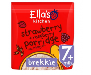 Strawberry and Raspberry Porridge 7m+