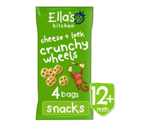 Cheese + Leek Crunchy Wheels 12m+