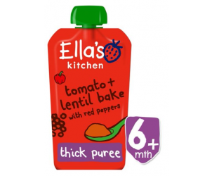 Mmmm Tomatoes and Lentil Bake with Red Peppers 6m+