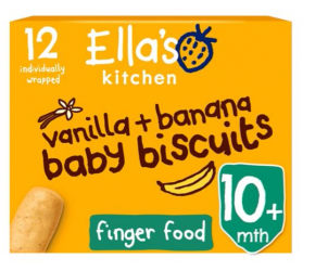 Baby Biscuits Vanilla + Bananas 10m+