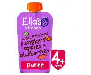 Sweet Potatoes, Pumpkin, Apples + Blueberries 4m+