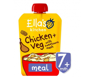 Oh So Creamy Chicken + Sweetcorn Mash with Herb Sprinkles 7m+