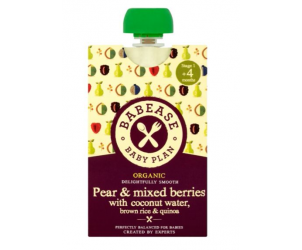 Organic Pear & Mixed Berries 4m+