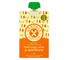 Organic Sweet Potato, Carrot & Cauliflower 4m+