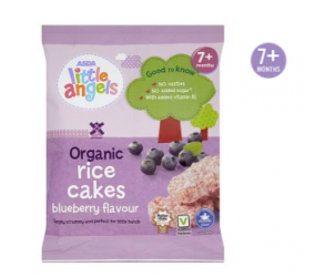 Organic Blueberry Flavoured Rice Cakes 7m+