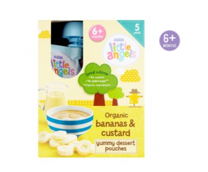 Organic Bananas & Custard Yummy Dessert 6m+