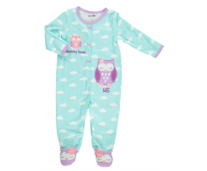 Clouds and Owls Sleepsuit