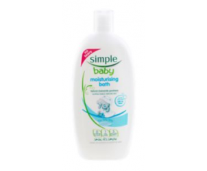 Simple baby moisturising bath store