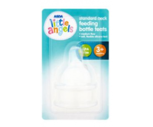 Standard Neck Feeding Bottle Teats 3m+