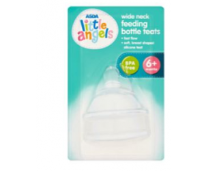 Wide Neck Feeding Bottle Teats 6+ Months