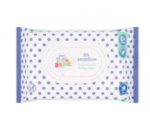 Sensitive Cotton Soft Baby Wipes 0+ Months