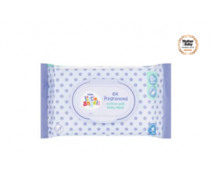 Fragranced Cotton Soft Baby Wipes 0+ Months
