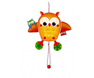 Wooden Jumping Jack Owl Toddler Toy