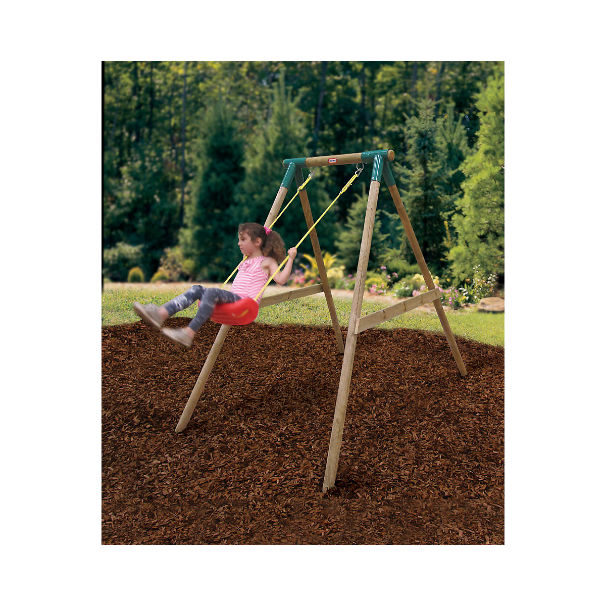 Little tikes wooden swing set new arrivals