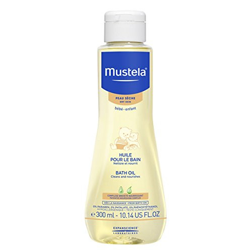 Baby bath oil dry hot sale skin