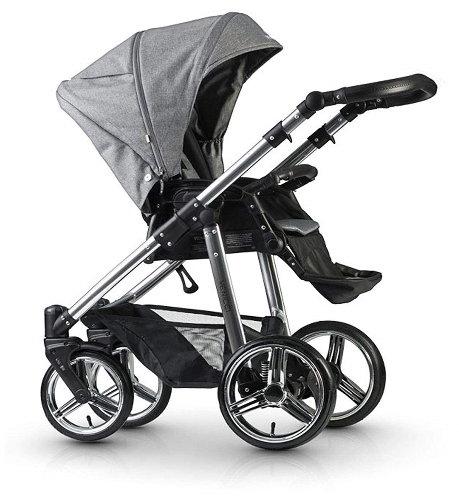Venicci silver sparkle pram sales