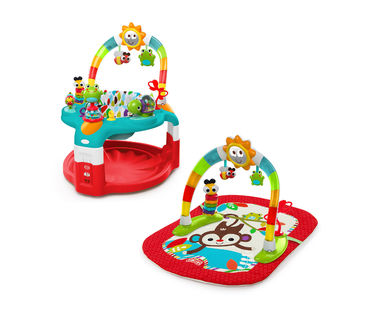Bright Starts 2 in 1 Silly sunburst activity gym and saucer Reviews