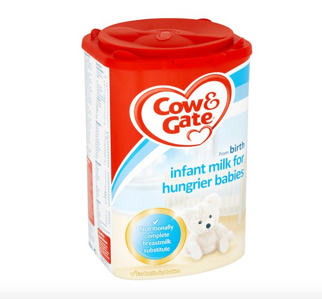 cow and gate milk hungrier babies