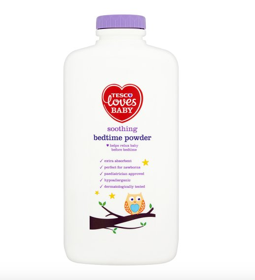 Tesco top talcum powder