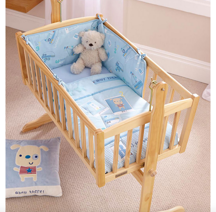Cot quilt and bumper hot sale set