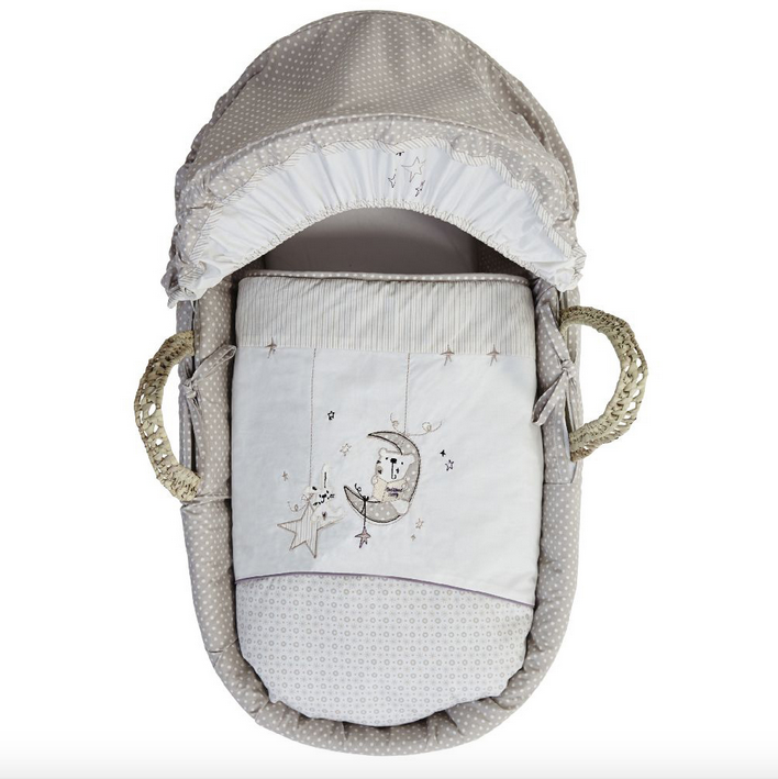 clair de lune palm moses basket