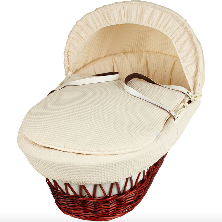 Clair de lune dark wicker moses basket sales