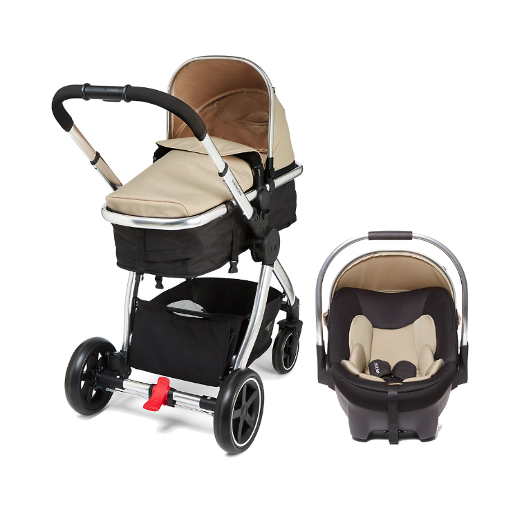 mothercare 4 wheel journey blush