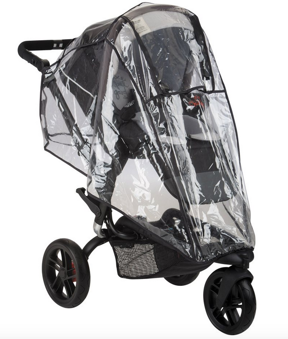 universal raincover for 3 wheeler pushchair