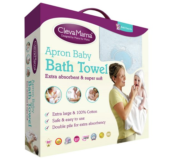 Clevamama Extra Large Hooded Baby Towel And Apron Wrap Reviews