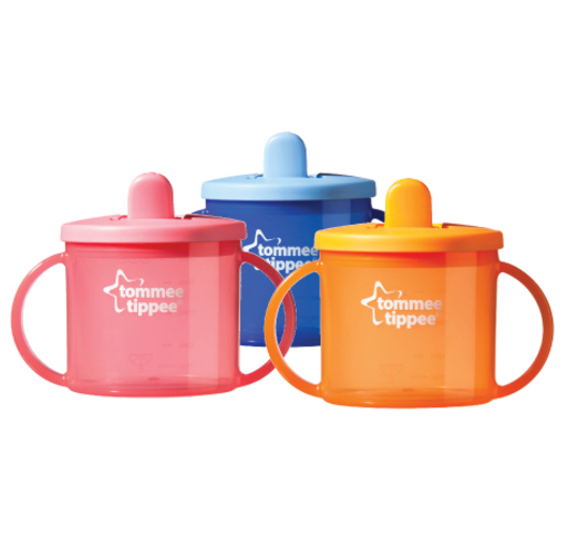Tommee Tippee Essential Basics Erster Becher Free Flow Cup 200ml 4m+ 