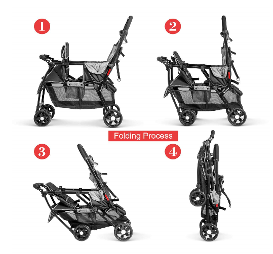 Besrey double online stroller review