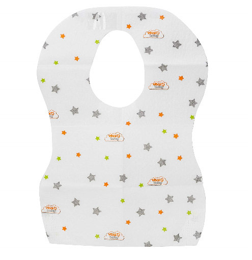 Vital Baby Mum On The Go Disposable Bibs 3pk Change Mat Wallet