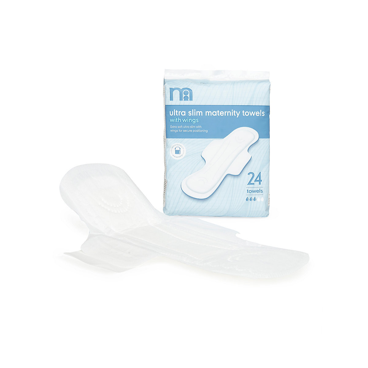 Mothercare Maternity Towels Ultra Slim With Wings Reviews
