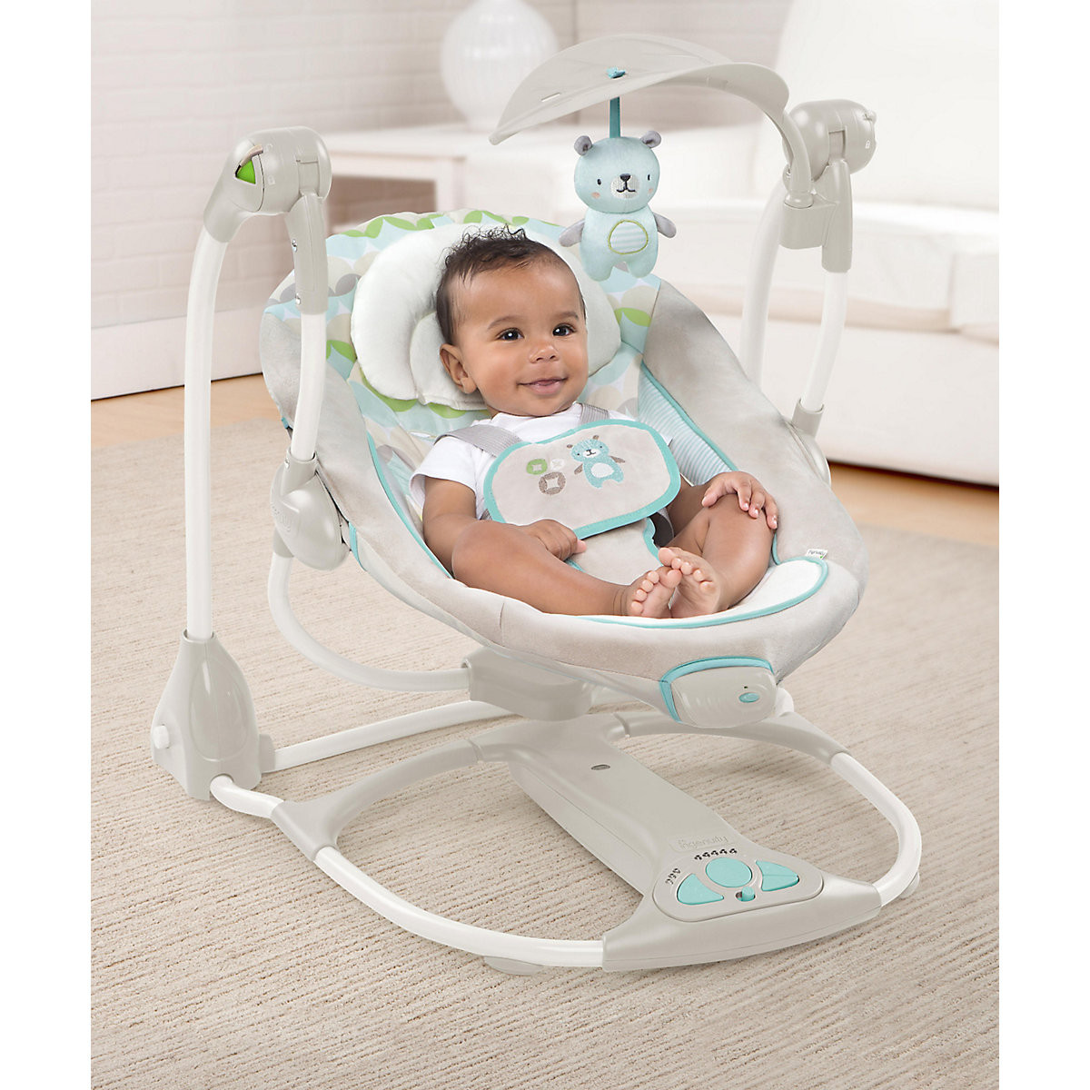 Ingenuity convertme 2 in store 1 baby swing to seat