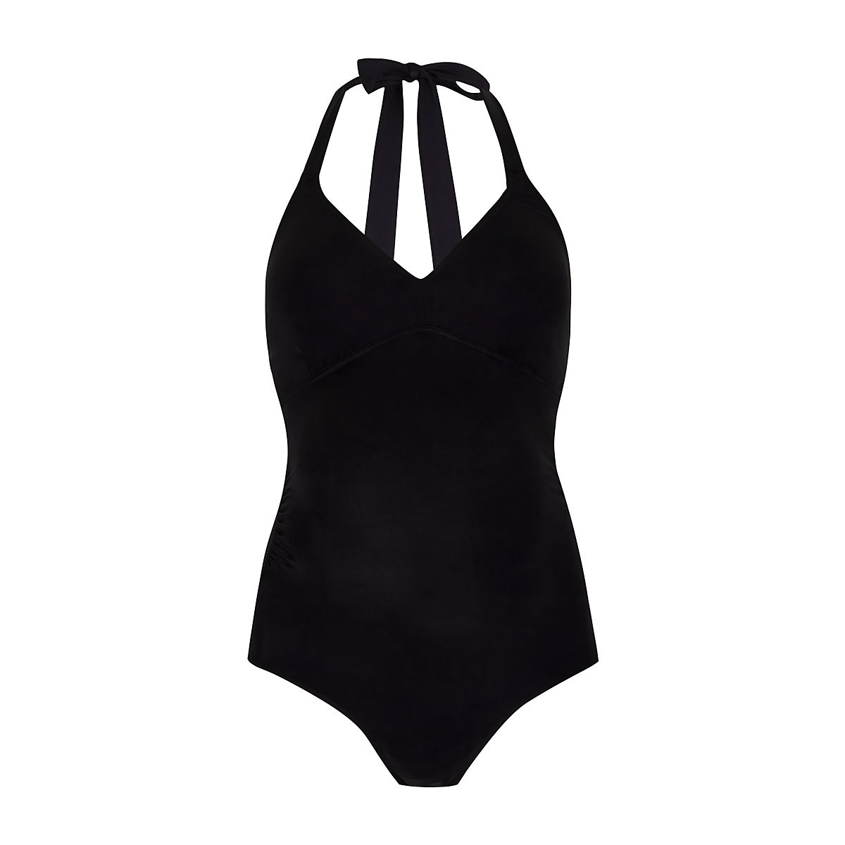 halter neck maternity swimsuit
