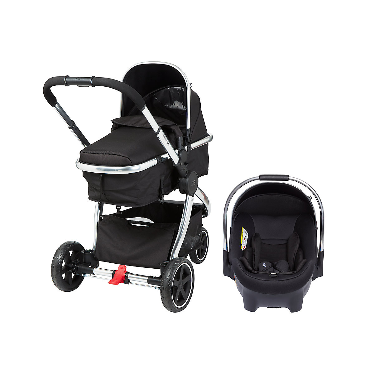 4 wheel journey chrome travel system