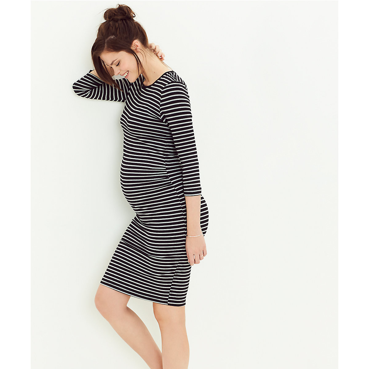 Blooming Marvellous Striped Ribbed Maternity Tube Dress - Reviews