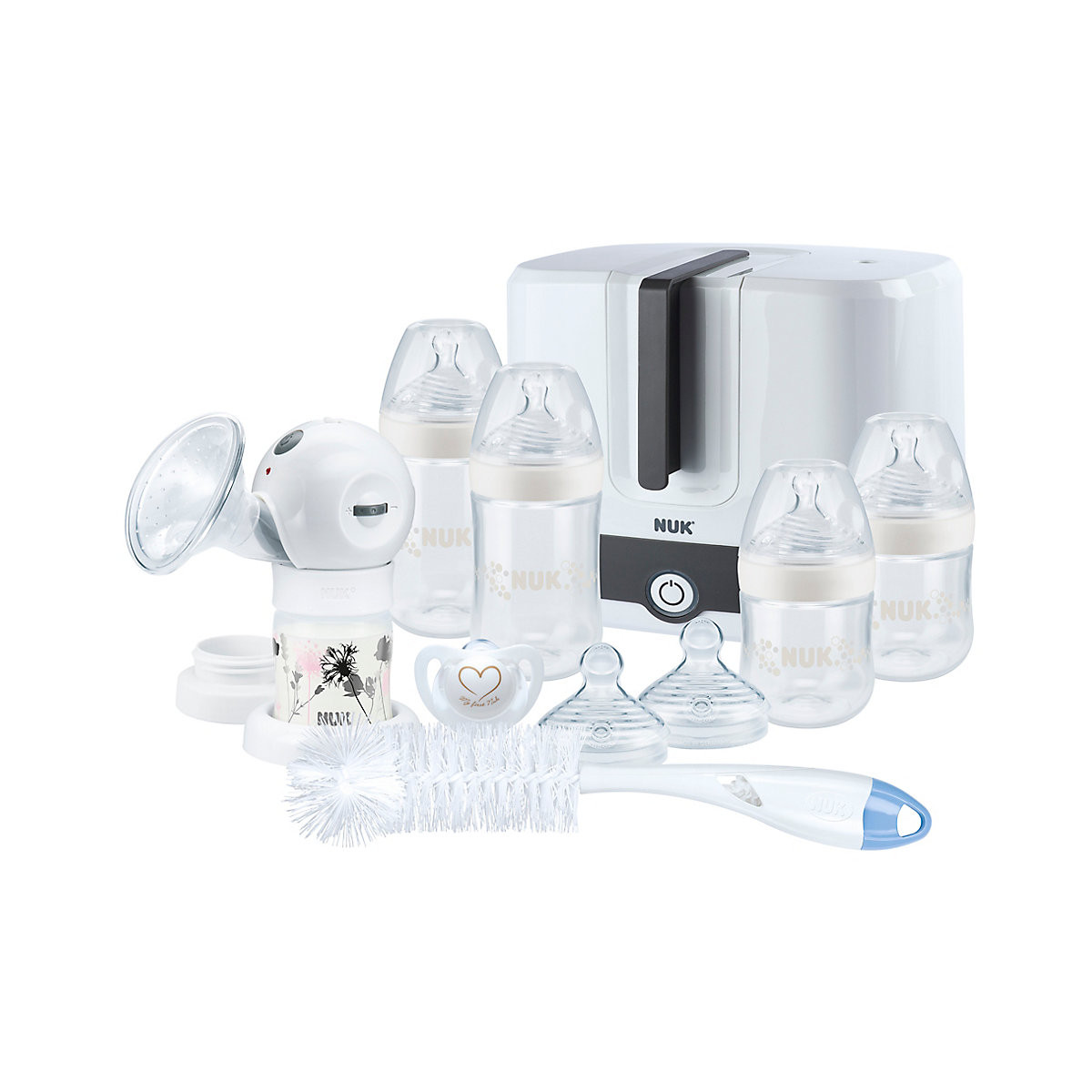 Nuk nature sense bottle and discount breastfeeding set