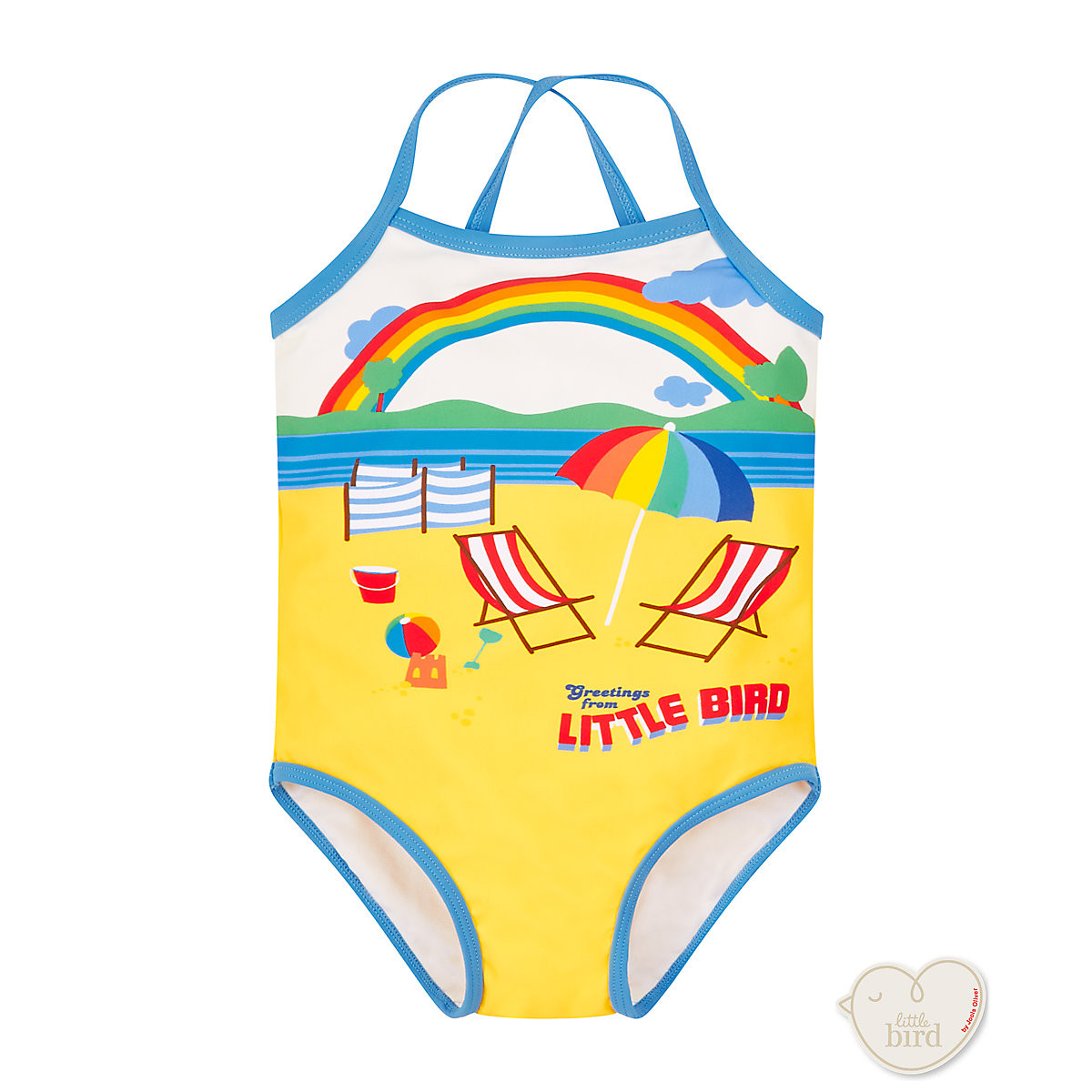 beach scene swimwear