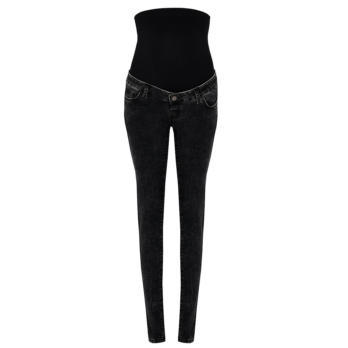 Black skinny maternity jeans uk shop