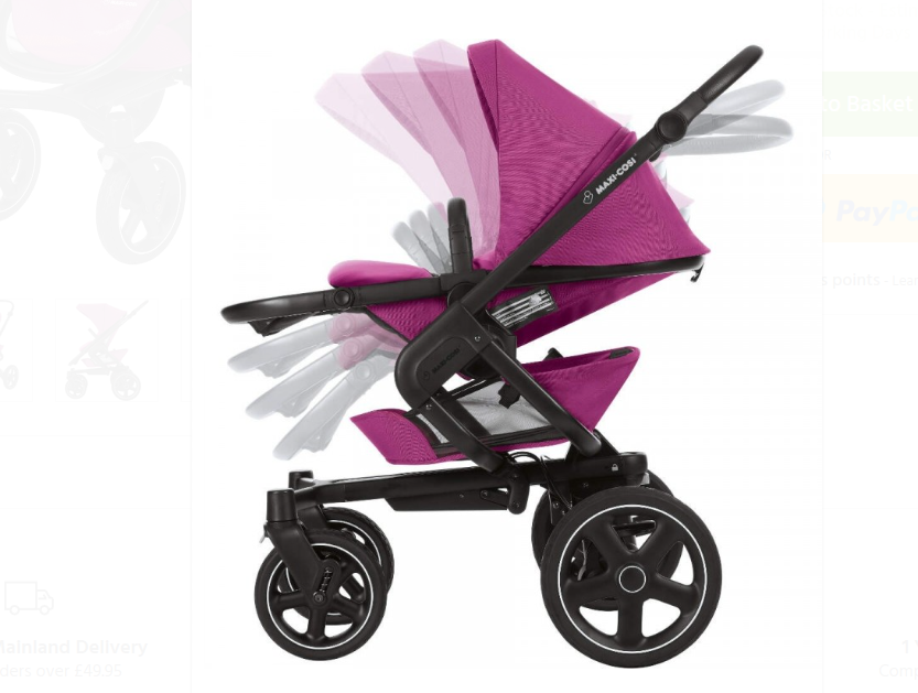Maxi cosi nova pram on sale