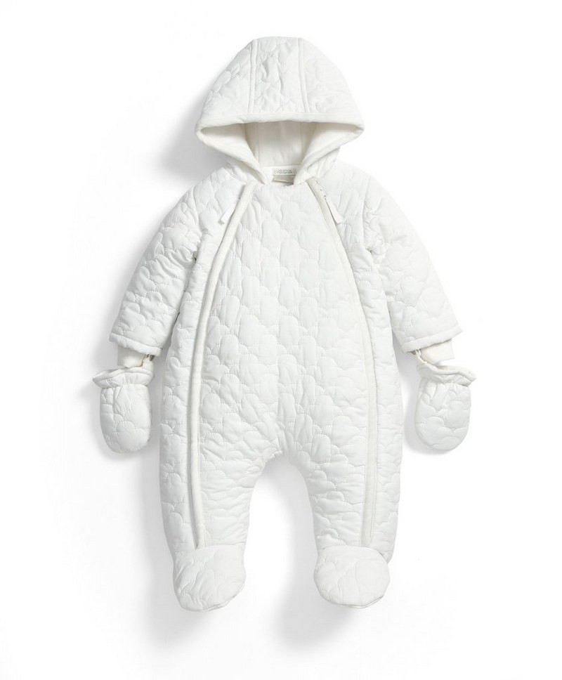 Baby shop quilted pramsuit